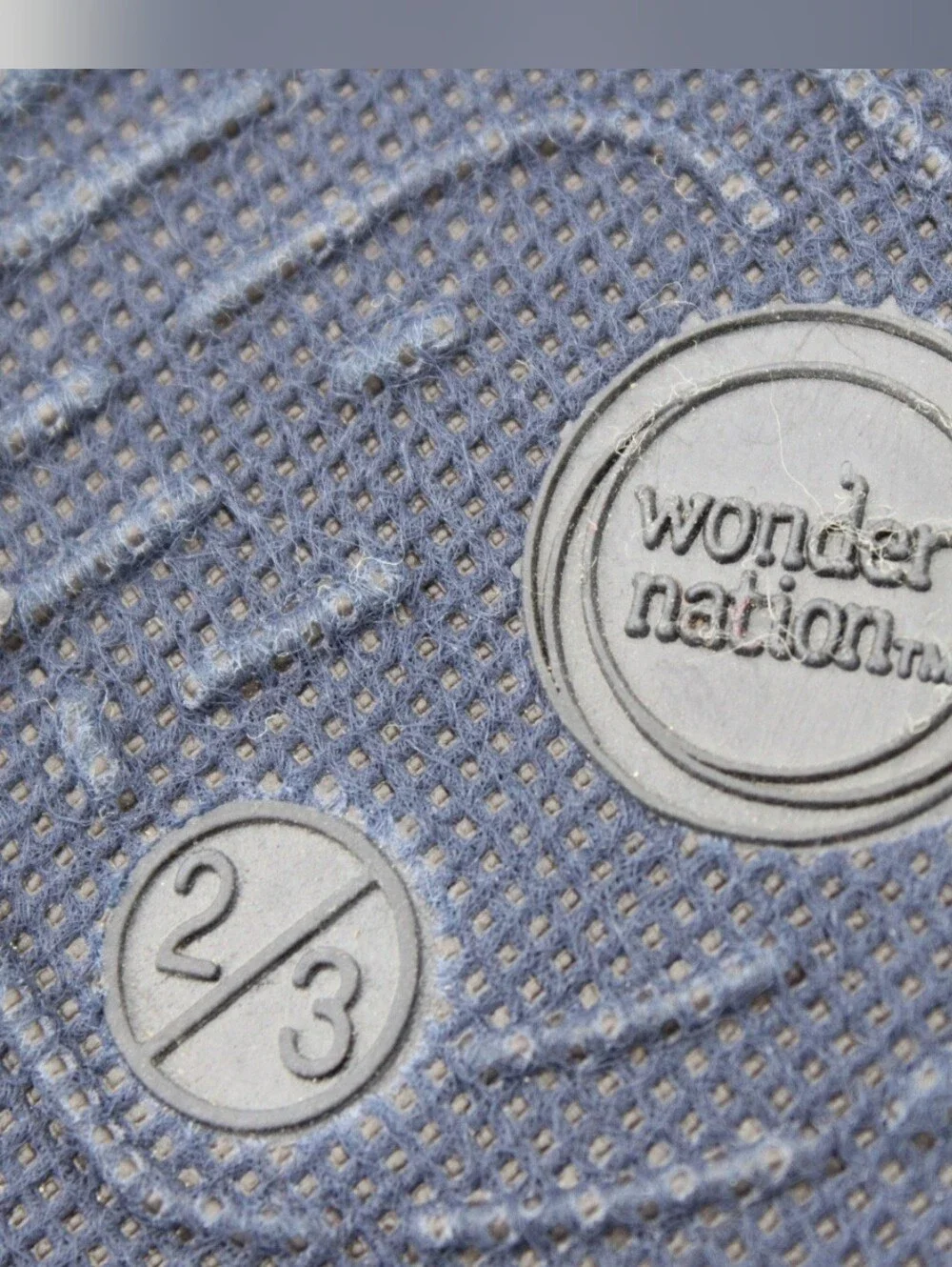Wonder Nation Kids Water Shoes Navy Blue Size 2/3